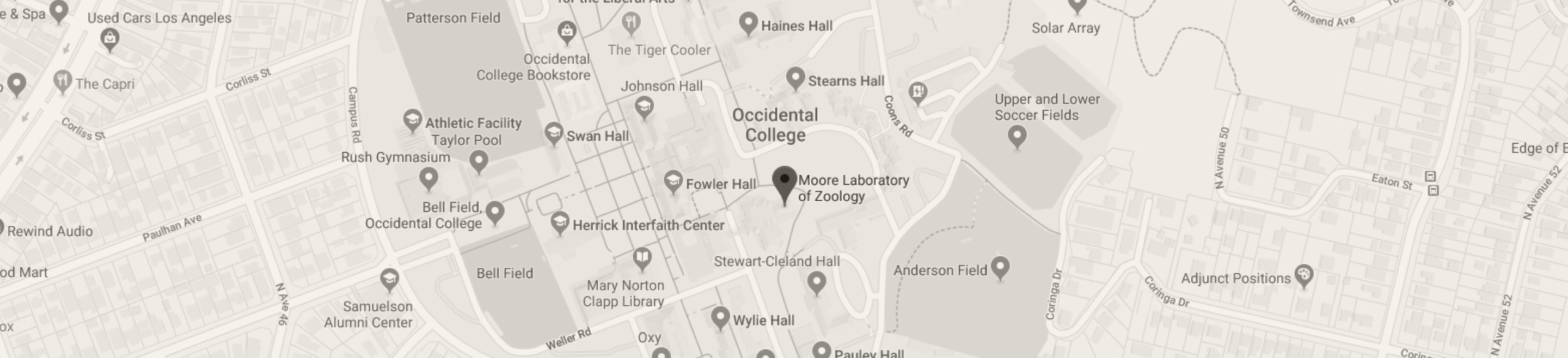 Google Map Screenshot of Moore Lab Location